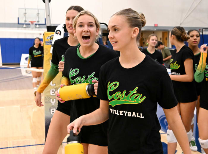 Mater Dei 3, Mira Costa 0 2023 girls vball SS D1 championship by Heston Quan 11-04-2023110420233